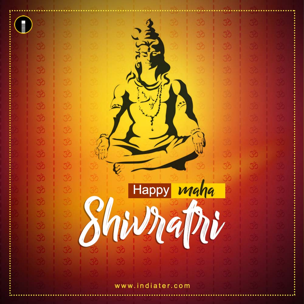 Happy Maha Shivratri free greetings download, A Hindu festival