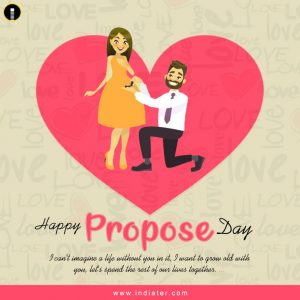 Happy Propose Day best Greeting for Valentine's Day session - Indiater