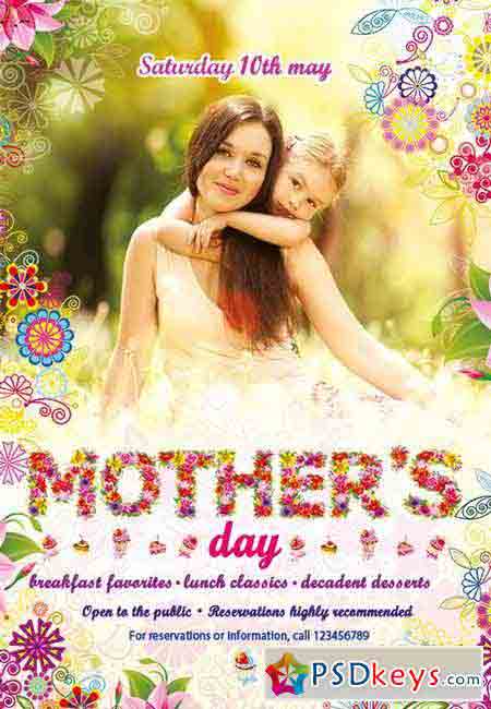 30+ Happy Mothers Day Flyer Free PSD Templates - Indiater