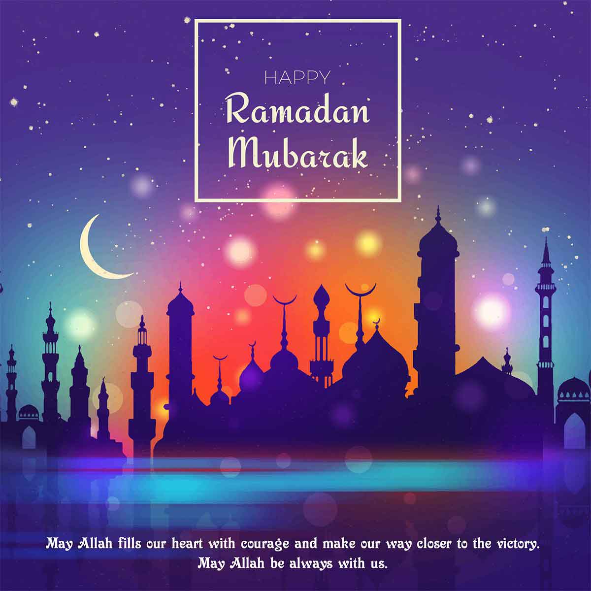 Free Ramadan Mubarak Cards Images Free Download PSD Template Indiater