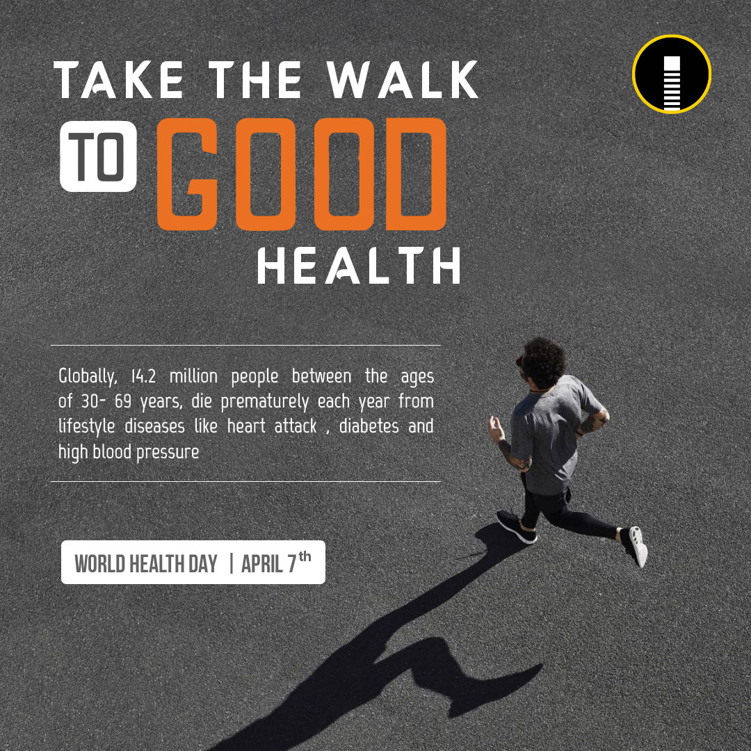 Free World Health Day Background With Man Jogging Healthcare And Sport  Holiday Banner - Indiater