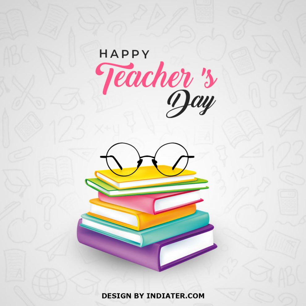 Free Banners for a Happy Teacher's Day Template PSD - Indiater
