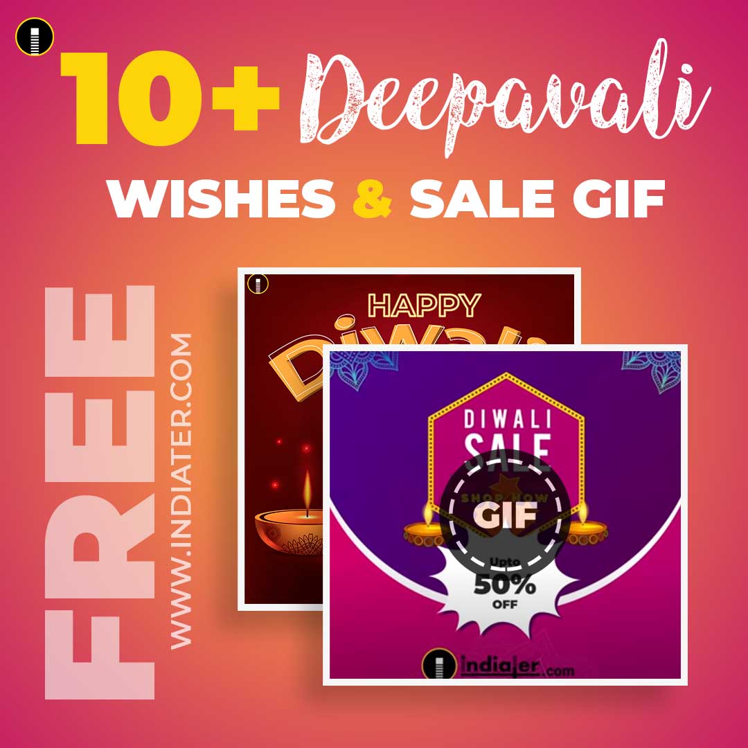 10+ Free Best Happy Deepavali Wishes and Sale Animated GIF for Facebook and  Instagram, Whatsapp, message, Free After Effect Template Download - Indiater