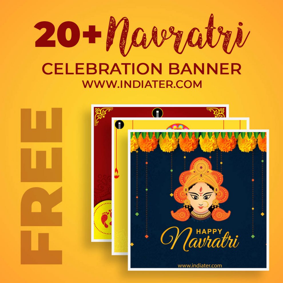 20+ Free Maa Durga Happy Navratri Celebration banner Image Ideas ...