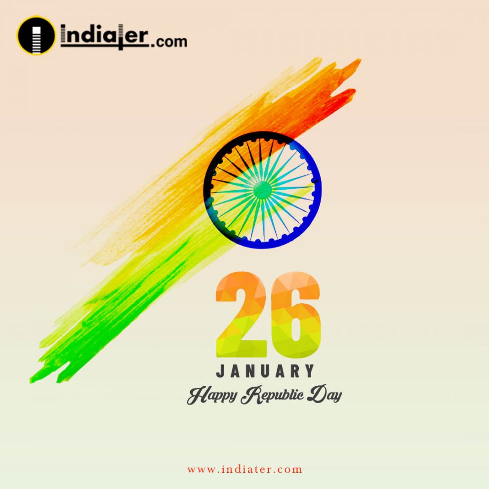 happy republic day 2021 wishes greetings free download PSD Template 