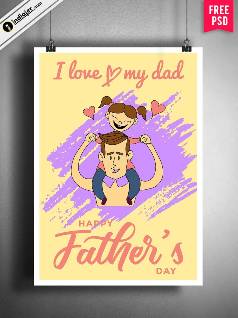 fathers day wishes poster download Archives - Indiater