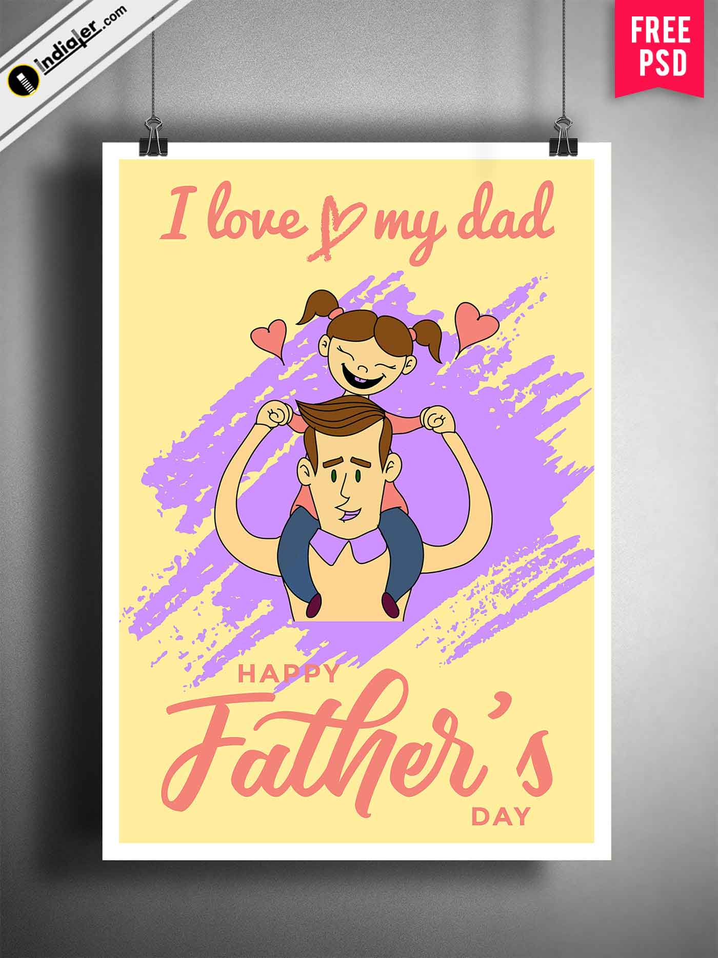 Free Father's Day Sale Poster Template - Download in Word, Google