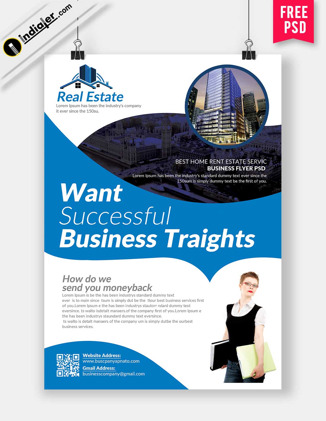 Free custom printable real estate flyer templates