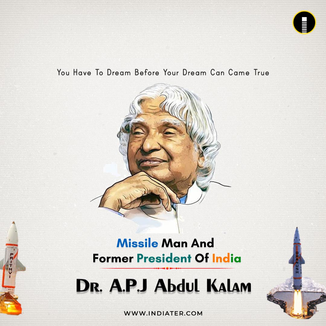 Free Dr.Apj Abdul Kalam Birthday Celebrate Banner PSD Template ...