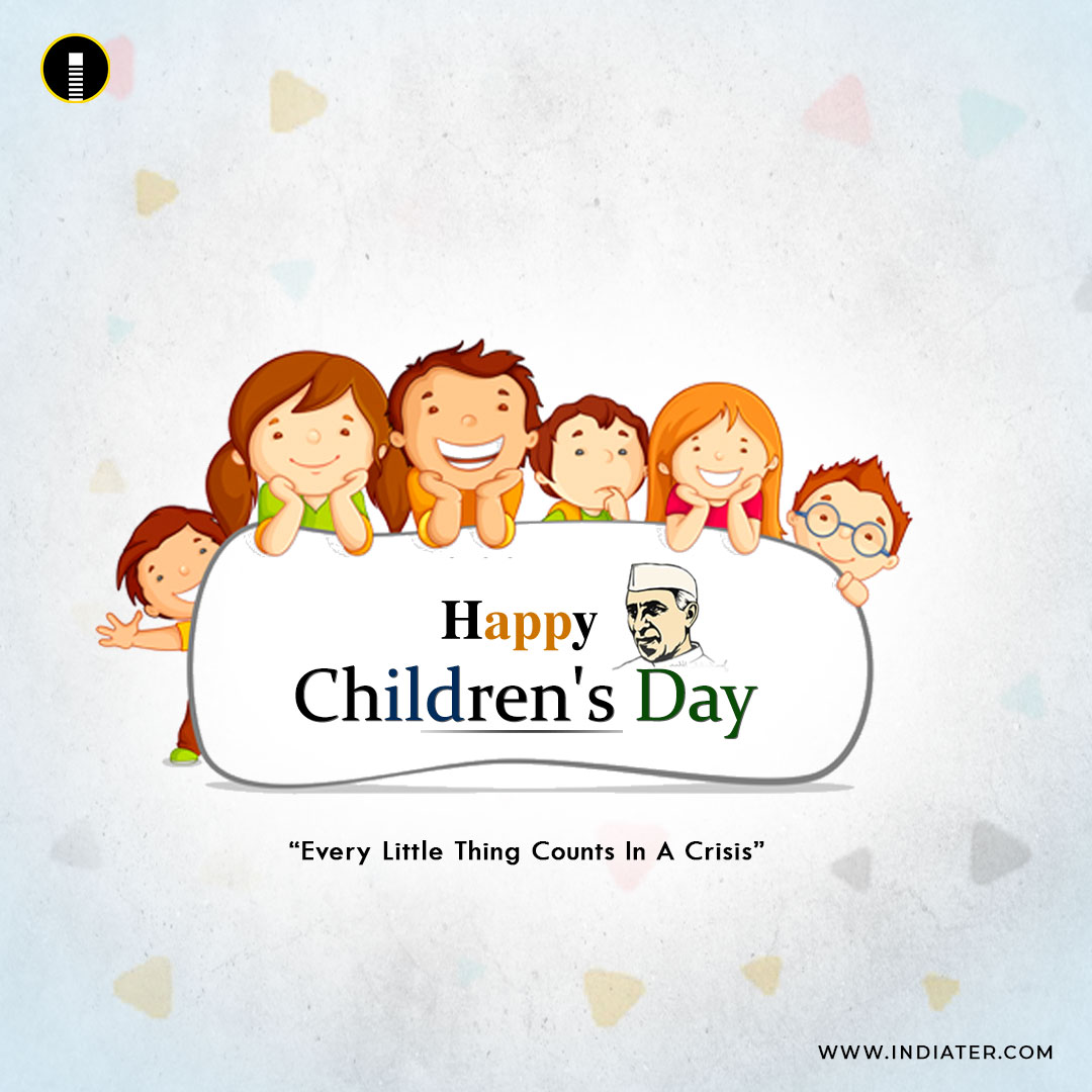 Free Children's Day Greeting Card & Jwala Nehru Jayanti PSD ...