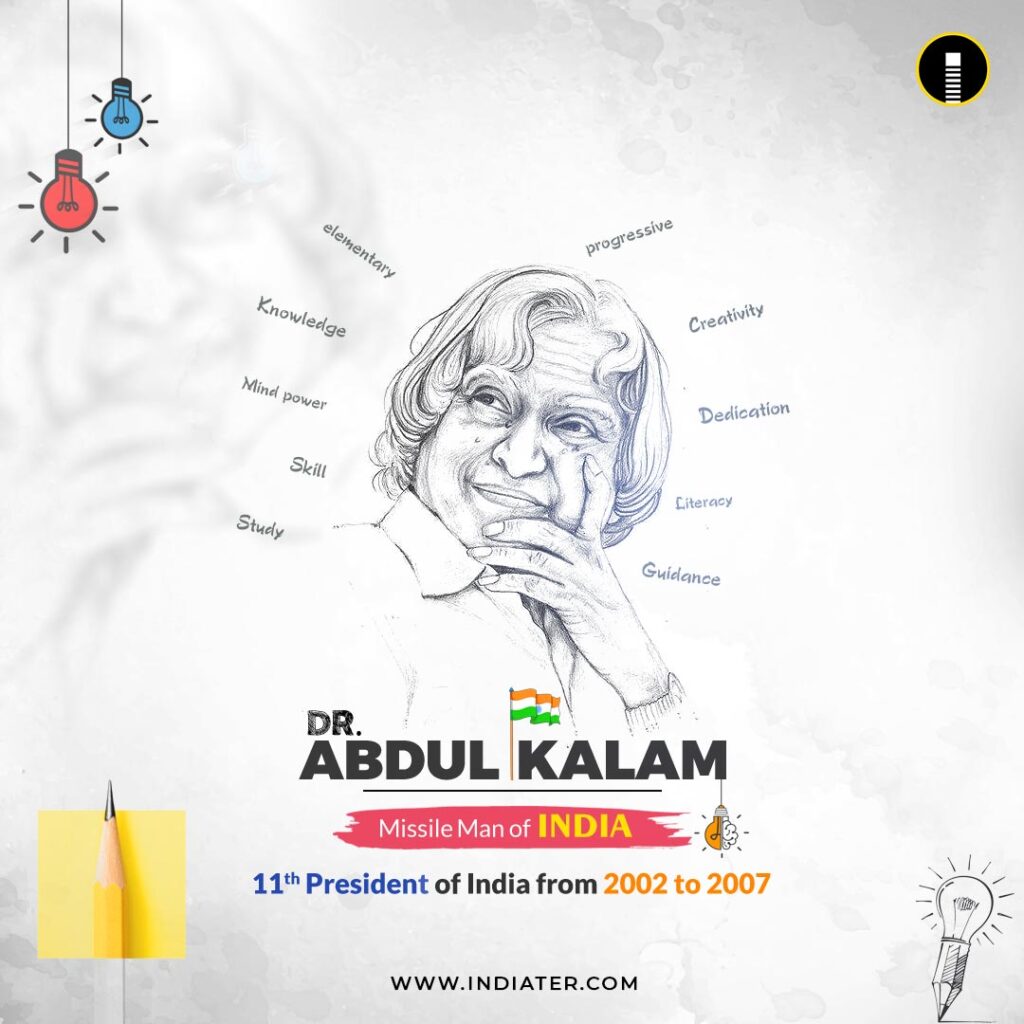 Free Dr.Apj Abdul Kalam Birthday Celebrate Wishes Greeting Card ...