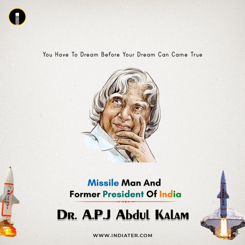 Free Dr.APJ Abdul Kalam's Birth Anniversary Banner PSD Template ...