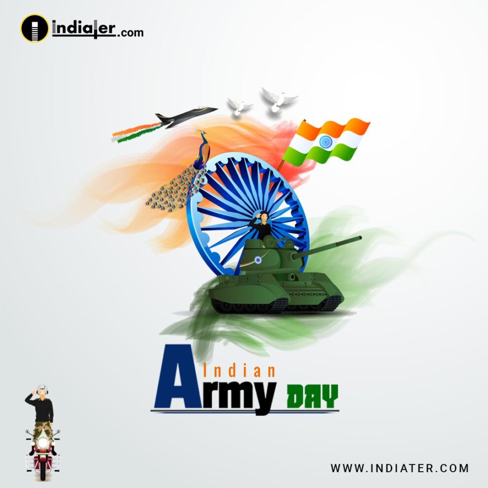 Download Royalty Free Indian Army Day Celebration 15 January PSD ...