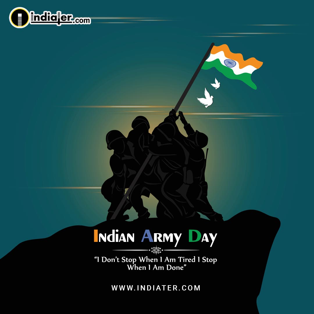 Free Happy Indian Army Day Images Quotes, Wishes PSD Banner ...