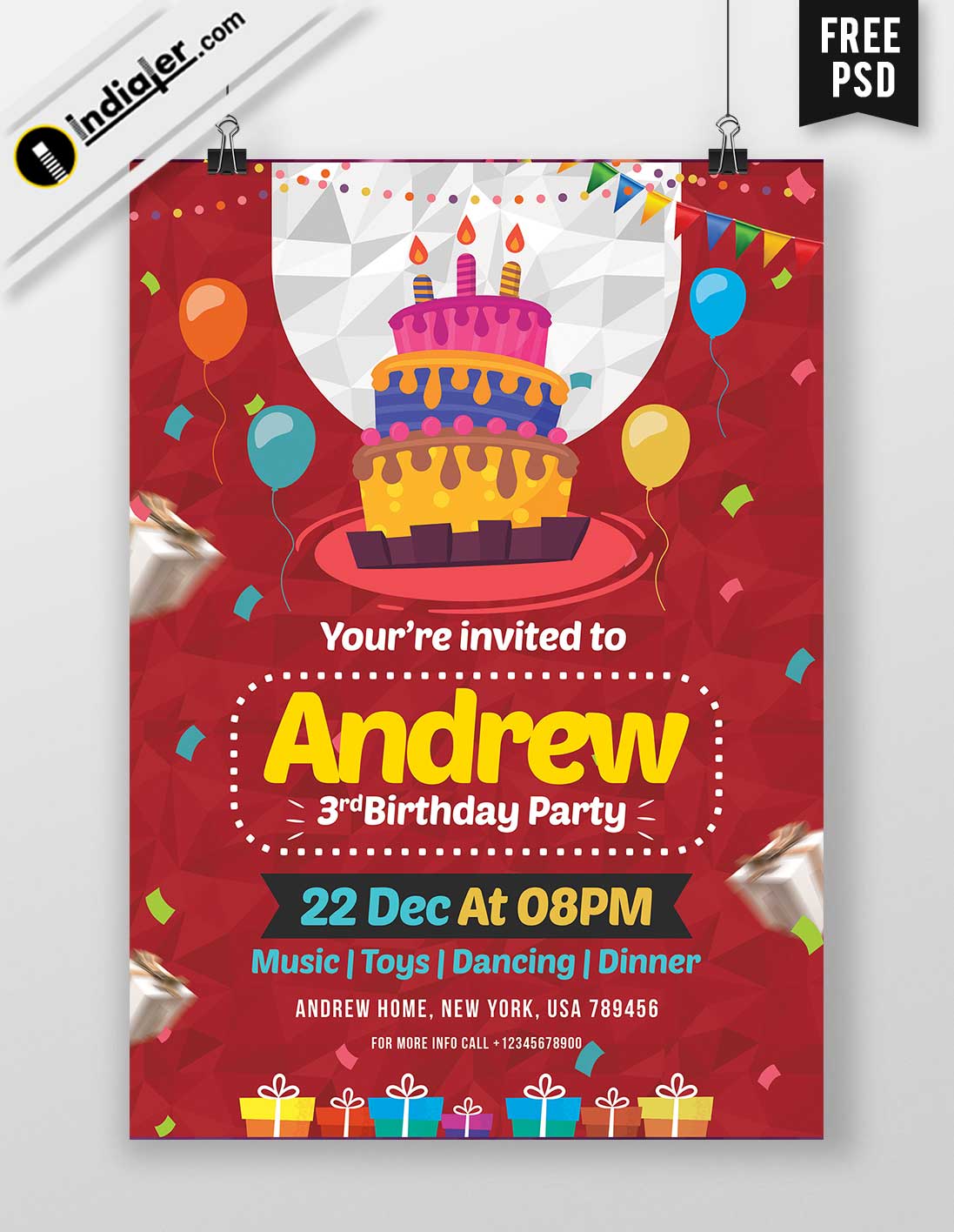 Free Printable And Customizable Kids Birthday Celebration Poster Inside 50Th Birthday Flyer Template Free