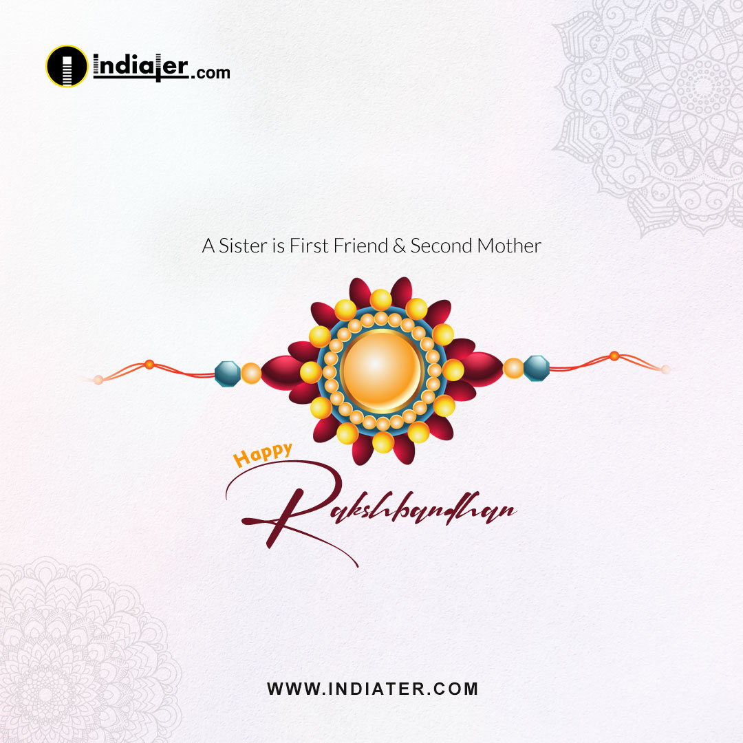Free Indian Religious Festival Raksha Bandhan Background Template Design  Images Psd Greeting - Indiater