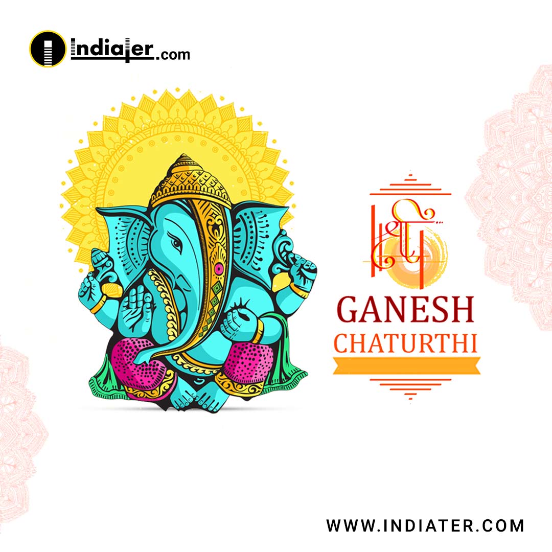Free Psd Banner For Wish You All Very Happy Ganesh Chaturthi Design Template Indiater 6592